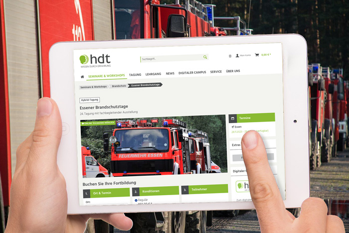 Belastbare Antworten auf brennende Fragen: 24. Essener Brandschutztage © HDT