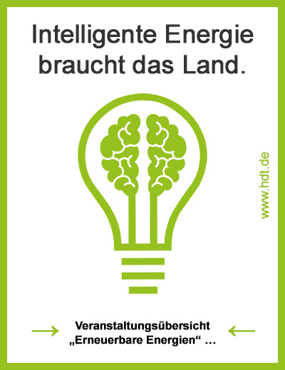 Intelligente Energie braucht das Land: HDT-Seminare zu erneuerbarer Energie