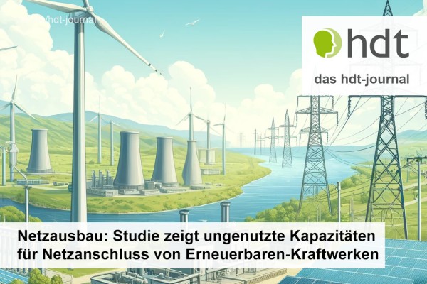 Netzausbau: Studie zeigt ungenutzte Kapazitäten für Netzanschluss von Erneuerbaren-Kraftwerken