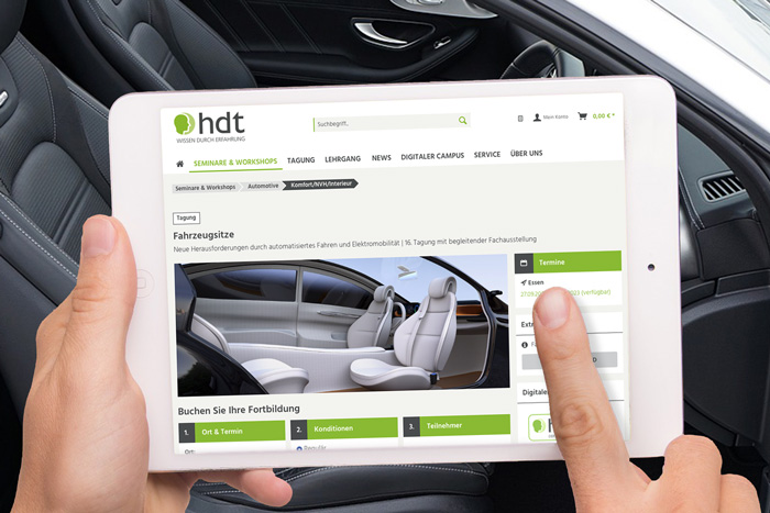 Das sitzt: Tagung Fahrzeugsitze zeigt Trends und Herausforderungen durch autonomes Fahren und E-Mobilität © HDT