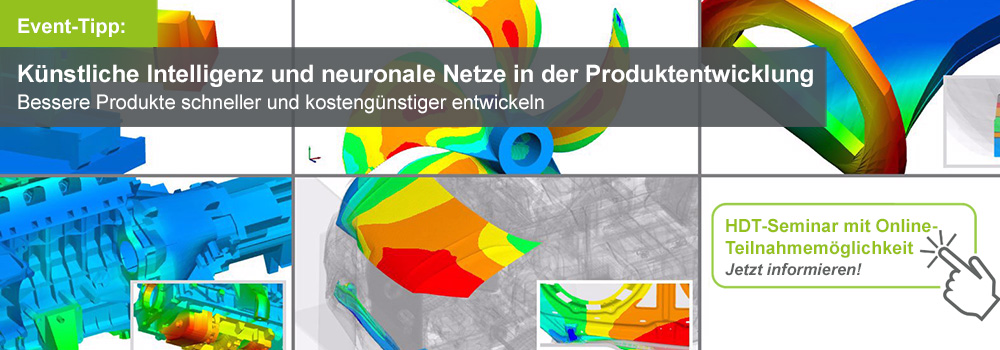 HDT-Event-Tipp Seminar Künstliche Intelligenz und neuronale Netze in der Produktentwicklung