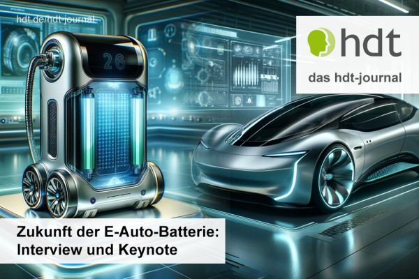 Zukunft der E-Auto-Batterie: Interview und Keynote 