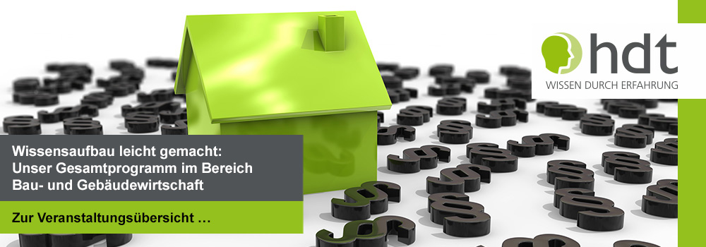 HOAI- und Baurecht-Seminare und Weiterbildungen im Haus der Technik (HDT)
