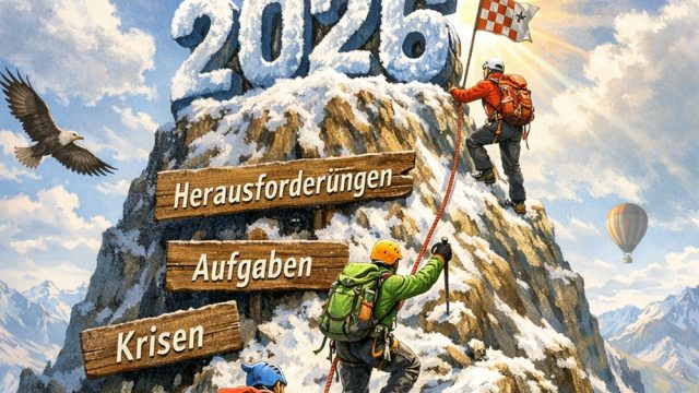 Ein Berg an Aufgaben wartet … Happy 2026!
